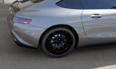 Боковые тюнинг накладки на задний бампер Mercedes-AMG GT / GT S C190 фото