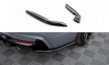 Бокові тюнінг накладки на задній бампер BMW 4 Coupe M-Pack F32 (під диф. BM-4-F32-MPACK-RS1G) фото
