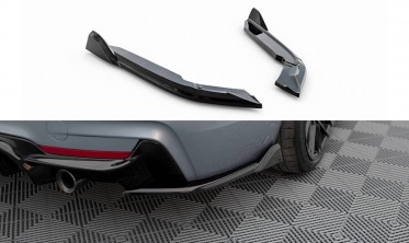 Боковые накладки (элероны) заднего бампера BMW 4 Coupe M-Pack F32 (под диф. BM-4-F32-MPACK-RS1G) фото