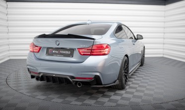 Бокові накладки (елерони) заднього бампера BMW 4 Coupe M-Pack F32 (під диф. BM-4-F32-MPACK-RS1G) фото