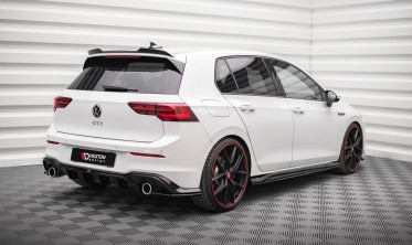 Боковые тюнинг накладки заднего бампера VW Golf 8 GTI под диф. VW-GO-8-GTI-RS2G фото