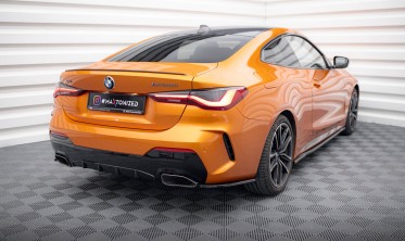 Бокові тюнінг накладки (елерони) заднього бампера BMW M440I G22 вар. 1 фото
