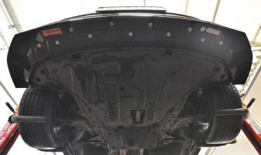 Тюнінговий дифузор (накладка) на передній бампер Kia Sorento Mk4 фото