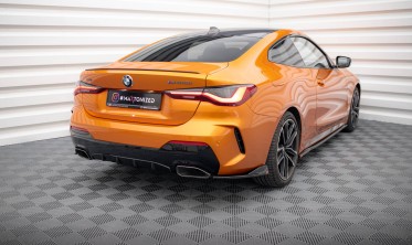 Боковые тюнинг диффузоры (элероны) на задний бампер BMW M440I G22 вар. 2 фото