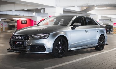 Листвы + накладки под боковые пороги Street Pro для Audi S3 / A3 S-Line Sedan 8V фото