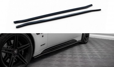 Тюнінгові накладки (лістви) на бокові пороги Maserati Granturismo S Mk1 фото