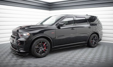 Тюнинговые накладки (листвы) на боковые пороги Dodge Durango SRT Mk3  фото