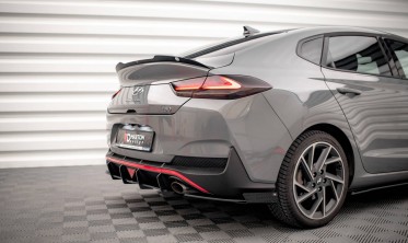 Тюнинговый кап спойлер на крышку багажника Hyundai I30 Fastback N-Line Mk3 рестайл фото