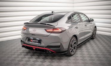Тюнінгова накладка на задній бампер Hyundai I30 Fastback N-Line Mk3 рестайл фото