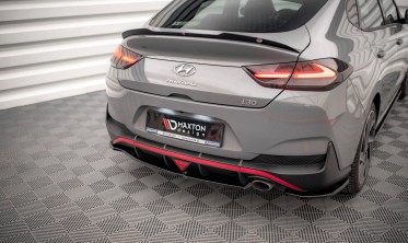 Тюнінгова накладка на задній бампер Hyundai I30 Fastback N-Line Mk3 рестайл фото