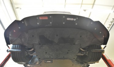 Нижний диффузор переднего бампера Tesla Model S Plaid Mk1 с 2021 года вер. 2 фото
