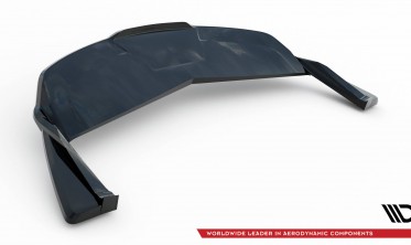 Нижний диффузор (элерон) на задний бампер Tesla Model S Plaid Mk1 рестайл вер. 2 фото