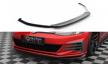 Нижняя накладка (юбка) на передний бампер Volkswagen Golf GTI Mk7 рестайл вар. 4 фото