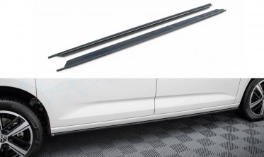 Нижние тюнинг накладки на боковые пороги Volkswagen Caddy Maxi Mk5 фото