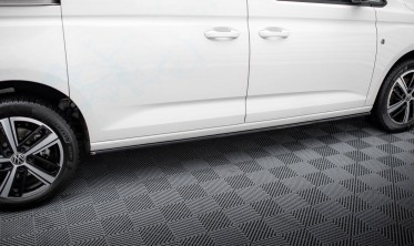 Нижние тюнинг накладки на боковые пороги Volkswagen Caddy Maxi Mk5 фото