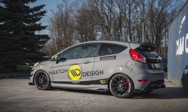 Нижние тюнинг накладки на боковые пороги Ford Fiesta ST / ST-Line Mk7 вар. 3 фото