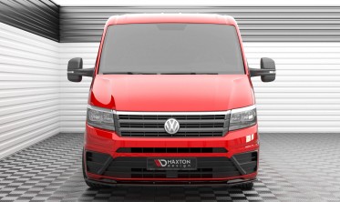 Нижняя тюнинг накладка (юбка) на передний бампер Volkswagen Crafter Mk2 вар. 1 фото