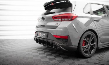 Тюнінговий дифузор заднього бампера Hyundai I30 N Hatchback Mk3 рестайл фото