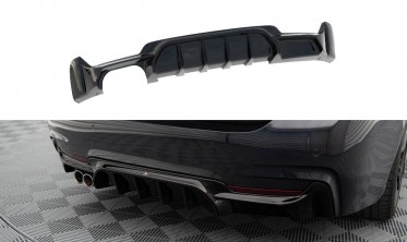 Тюнинговый диффузор заднего бампера BMW 4 Coupe / Gran Coupe M-Pack F32 / F36 Maxton Design фото
