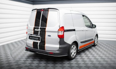 Тюнінговий дифузор (накладка) на задній бампер Ford Transit Courier Mk1 фото