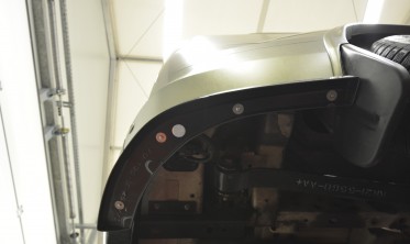 Бокові тюнінг накладки (елерони) на задній бампер Ford Tourneo Custom Mk1 рестайл фото