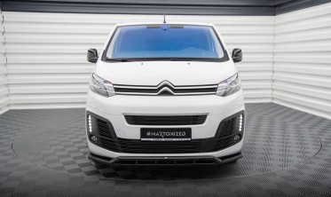 Тюнинговая накладка (юбка) на передний бампер Citroen Jumpy Mk3 / Peugeot Expert Mk3 фото