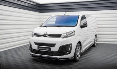 Тюнинговая накладка (юбка) на передний бампер Citroen Jumpy Mk3 / Peugeot Expert Mk3 фото