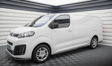 Нижние тюнинг накладки (листвы) под боковые пороги Citroen Jumpy l2 /l3 Mk3, Peugeot Expert l2 /l3 Mk3 фото