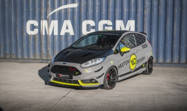 Передня тюнінг накладка (дифузор) на бампер Ford Fiesta ST Mk7 рестайл вар. 5 фото