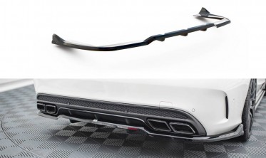 Тюнинговый диффузор (накладка) на задний бампер Mercedes-AMG C63 W205 / S205 фото