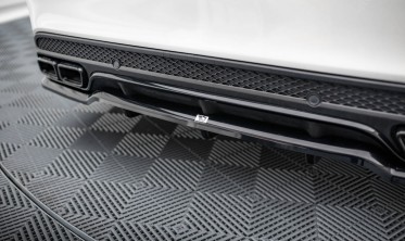Тюнінговий дифузор (накладка) на задній бампер Mercedes-AMG C63 W205 / S205 фото