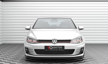 Нижня тюнінг накладка (губа) на передній бампер Volkswagen Golf GTI Mk7 вар. 3 фото