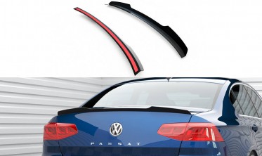 Тюнинговый кап спойлер Maxton Design для VW Passat Sedan R-Line Mk8 фото