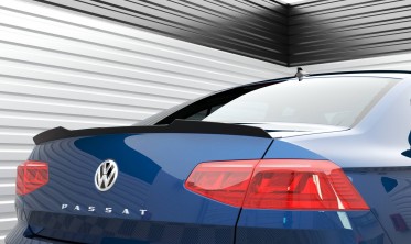 Тюнинговый кап спойлер Maxton Design для VW Passat Sedan R-Line Mk8 фото