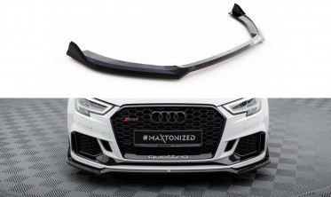 Тюнинг диффузор (юбка) переднего бампера Audi RS3 Sedan 8V рестайл вар. 4 фото