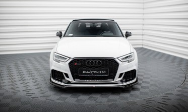 Тюнинг диффузор (юбка) переднего бампера Audi RS3 Sedan 8V рестайл вар. 4 фото