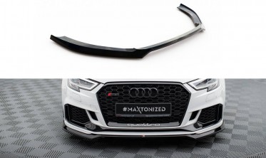 Передняя тюнинг накладка Maxton Design на бампер Audi RS3 Sedan 8V рестайл вар. 5 фото