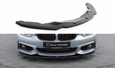 Тюнінгова накладка переднього бампера BMW 4 F32 / F36 / F33 M-pack вер.1 фото