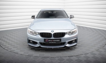 Тюнинговая накладка переднего бампера BMW 4 F32 / F36 / F33 M-pack вер.1 фото