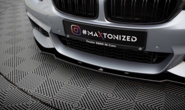 Тюнинговая накладка переднего бампера BMW 4 F32 / F36 / F33 M-pack вер.1 фото