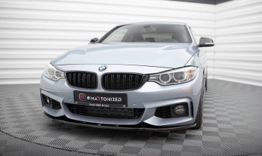 Тюнинговая накладка переднего бампера BMW 4 F32 / F36 / F33 M-pack вер.1 фото