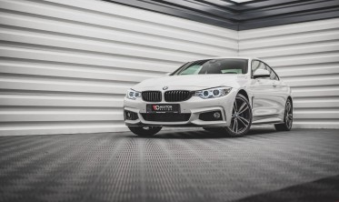 Диффузор переднего бампера BMW 4 F32 / F36 / F33 M-pack (GTS-Look) вер. 2 фото