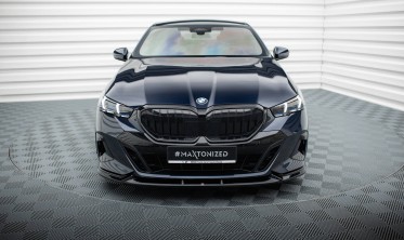 Нижняя тюнинг накладка (губа) на передний бампер BMW 5 / i5 G60, G61 M-Pack вар. 1 фото