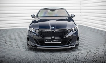 Тюнинговый диффузор (накладка) на передний бампер BMW 5 / i5 G60, G61 M-Pack вар. 2 фото