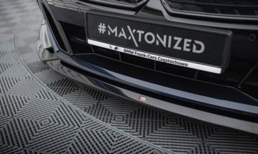 Тюнинговый диффузор (накладка) на передний бампер BMW 5 / i5 G60, G61 M-Pack вар. 2 фото