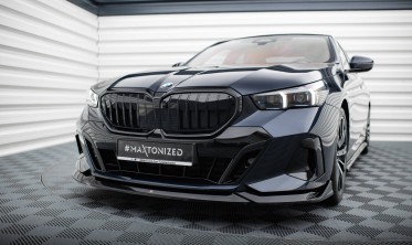 Тюнинговый диффузор (накладка) на передний бампер BMW 5 / i5 G60, G61 M-Pack вар. 2 фото