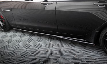 Тюнинговые накладки (листвы) под пороги Jaguar XE X760 рестайл фото