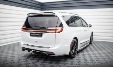 Тюнинговый диффузор (накладка) на задний бампер Chrysler Pacifica Mk2 рестайл фото