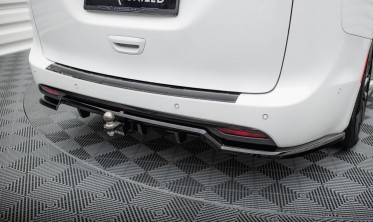 Тюнинговый диффузор (накладка) на задний бампер Chrysler Pacifica Mk2 рестайл фото