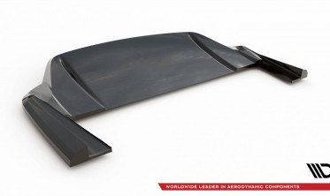 Тюнінговий дифузор (накладка) на задній бампер Porsche Taycan Mk1 фото